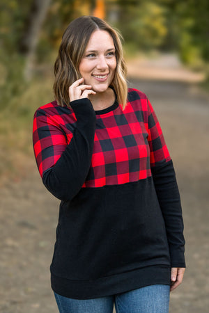 Natalie Pullover - Buffalo Plaid by Michelle Mae