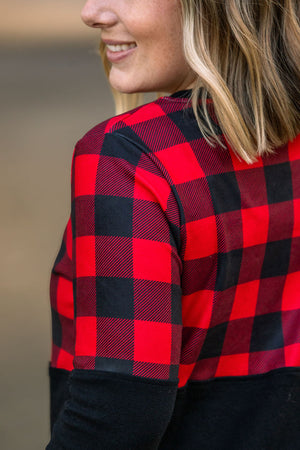 Natalie Pullover - Buffalo Plaid by Michelle Mae