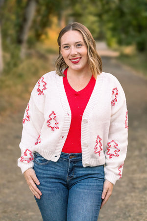 Peppermint Tree Cardigan by Michelle Mae