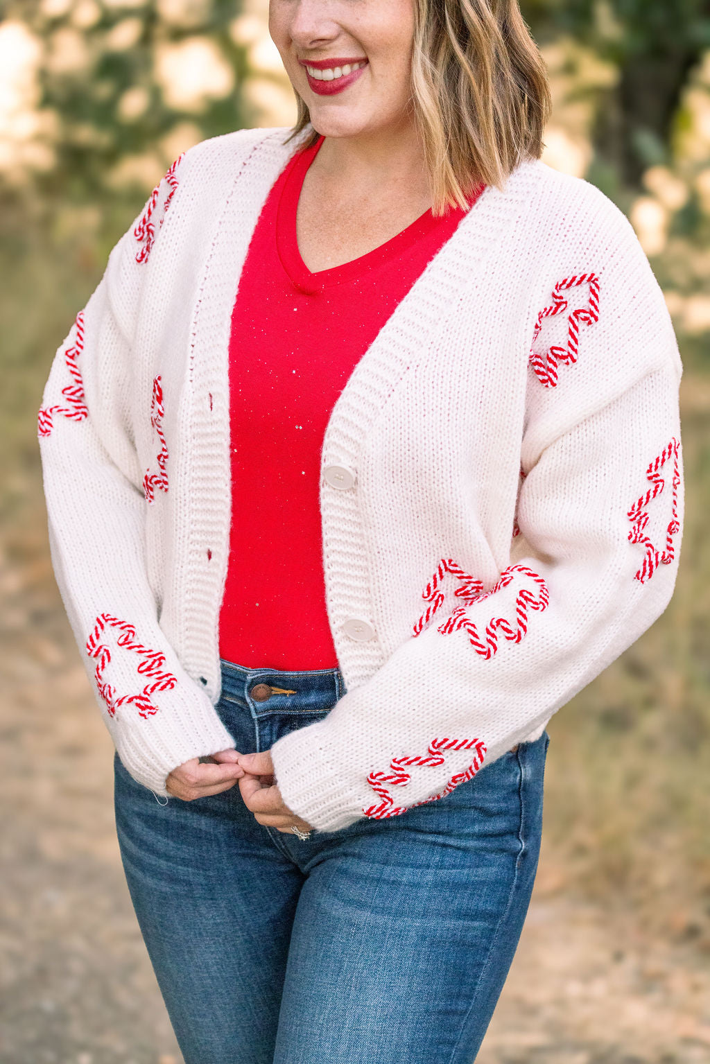 Peppermint Tree Cardigan by Michelle Mae