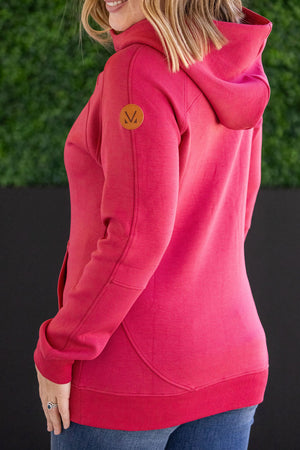 Scuba HalfZip Hoodie - Berry by Michelle Mae