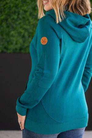 Scuba HalfZip Hoodie - Teal by Michelle Mae