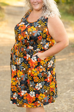 Sadie Dress - Buttery Soft Fall Floral Mix by Michelle Mae