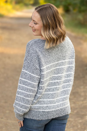 Cozy Striped Sweater - Black by Michelle Mae