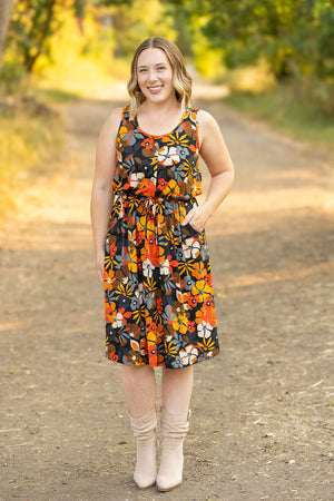 Sadie Dress - Buttery Soft Fall Floral Mix by Michelle Mae