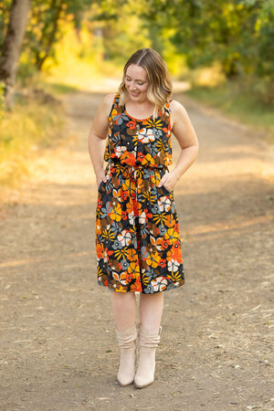 Sadie Dress - Buttery Soft Fall Floral Mix by Michelle Mae