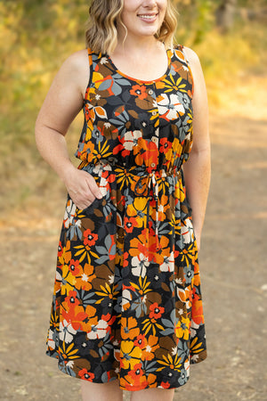 Sadie Dress - Buttery Soft Fall Floral Mix by Michelle Mae