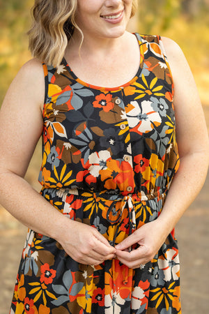 Sadie Dress - Buttery Soft Fall Floral Mix by Michelle Mae