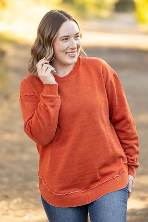 Vintage Wash Pullover - Rust by Michelle Mae