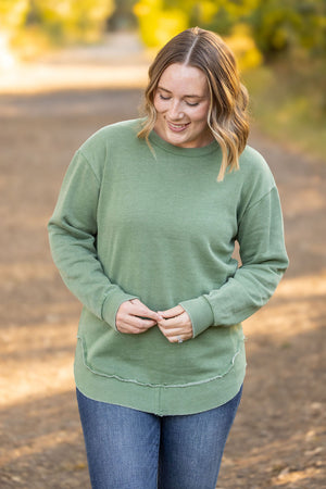 Vintage Wash Pullover - Sage by Michelle Mae