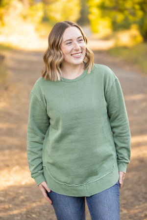 Vintage Wash Pullover - Sage by Michelle Mae