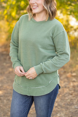 Vintage Wash Pullover - Sage by Michelle Mae