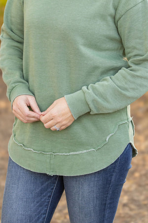 Vintage Wash Pullover - Sage by Michelle Mae