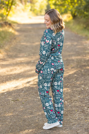 Evergreen Christmas Pajama Set by Michelle Mae