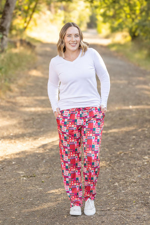 Joyful Holiday Lounge Pants by Michelle Mae