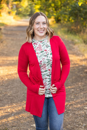 Blair Long Sleeve Top - Holiday Berry by Michelle Mae