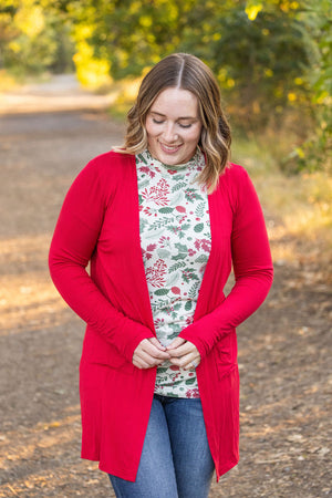 Blair Long Sleeve Top - Holiday Berry by Michelle Mae