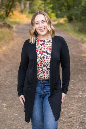 Blair Long Sleeve Top - Red Floral by Michelle Mae