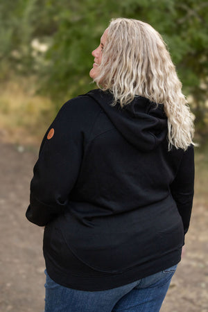 Scuba HalfZip Hoodie - Black by Michelle Mae