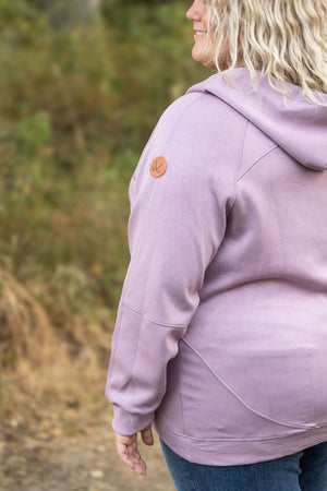 Scuba HalfZip Hoodie - Lavender by Michelle Mae