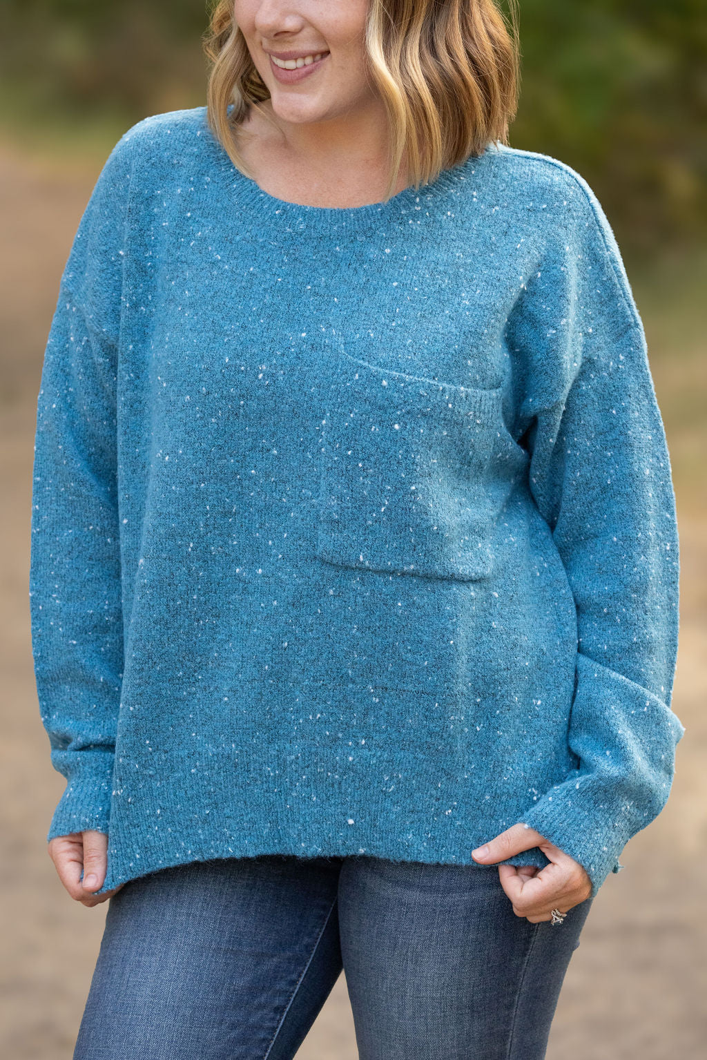 Confetti Sweater - Blue by Michelle Mae