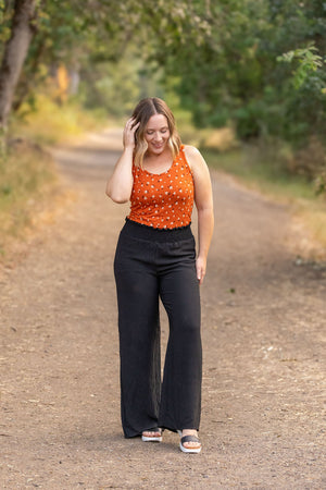 Presley Palazzo Pants - Black Wide Leg Pants by Michelle Mae