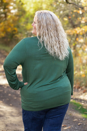 Larissa Long Sleeve - Evergreen by Michelle Mae