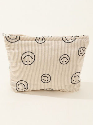 Zenana Corduroy Smile Clutch Bag - 6 colors