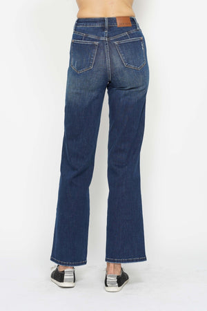 Judy Blue High Waist Tummy Control Classic Straight Leg Jeans