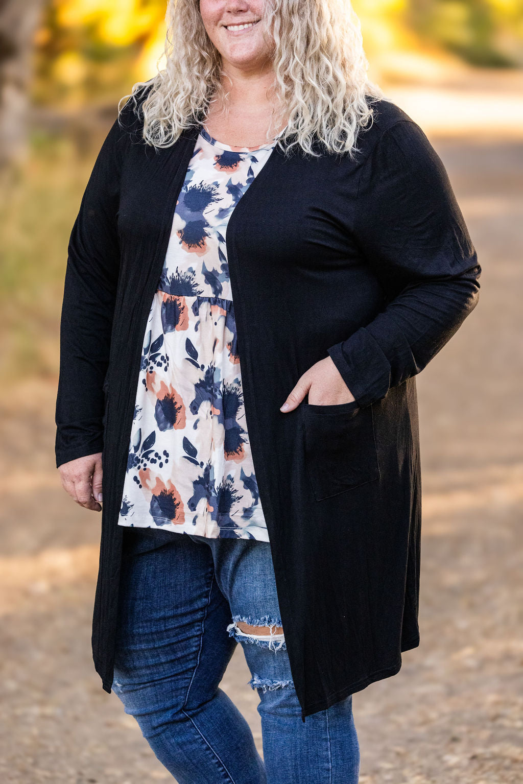 Classic Cardigan - Black by Michelle Mae