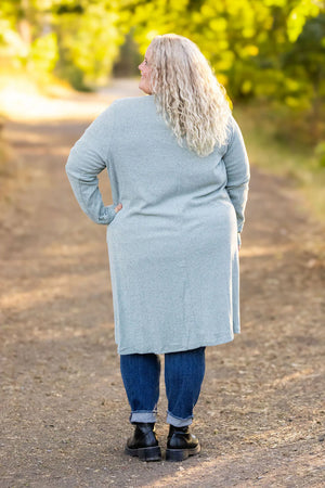 Knit Colbie Ribbed Cardigan - Sage by Michelle Mae