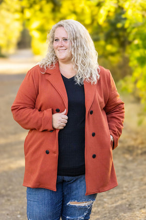 Scarlett Sweater Jacket - Pumpkin by Michelle Mae