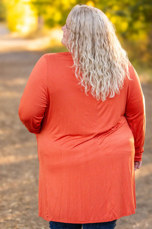 Classic Cardigan - Pumpkin by Michelle Mae