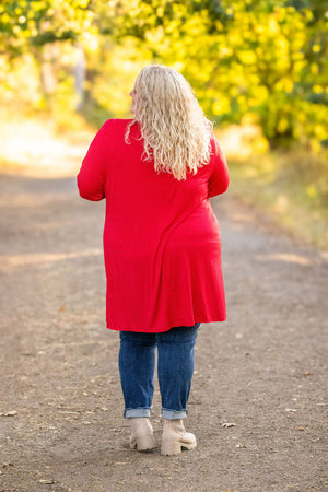 Classic Cardigan - Red by Michelle Mae