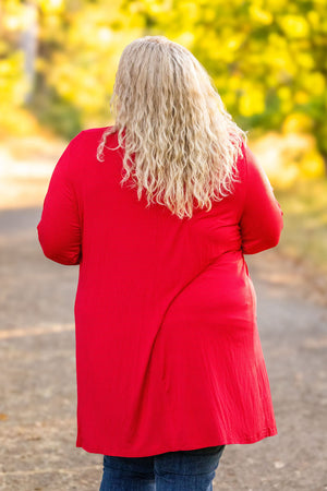 Classic Cardigan - Red by Michelle Mae