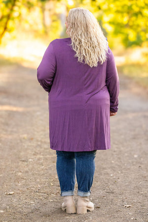 Classic Cardigan - Purple by Michelle Mae