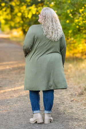 Classic Cardigan - Olive by Michelle Mae