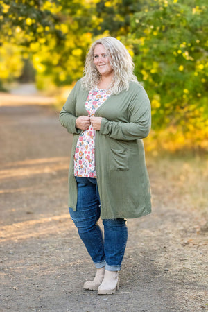 Classic Cardigan - Olive by Michelle Mae