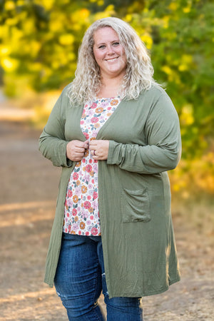 Classic Cardigan - Olive by Michelle Mae