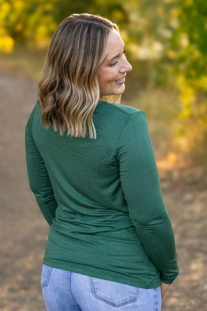 Larissa Long Sleeve - Evergreen by Michelle Mae