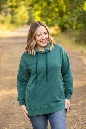 Vintage Wash Hoodie - Hunter Green by Michelle Mae