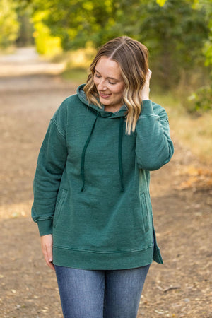 Vintage Wash Hoodie - Hunter Green by Michelle Mae