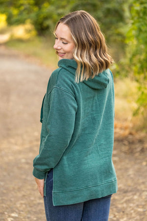 Vintage Wash Hoodie - Hunter Green by Michelle Mae