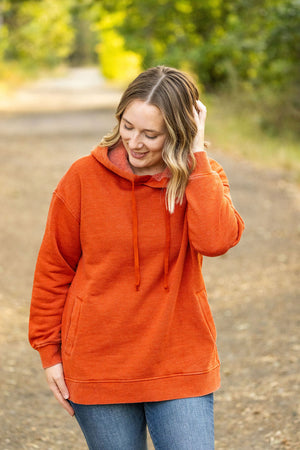 Vintage Wash Hoodie - Rust by Michelle Mae