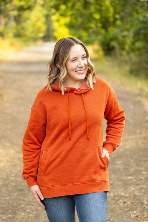 Vintage Wash Hoodie - Rust by Michelle Mae