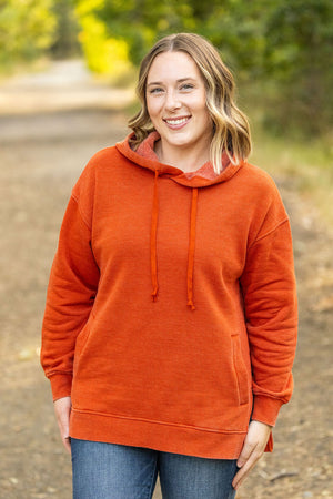 Vintage Wash Hoodie - Rust by Michelle Mae