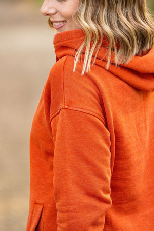 Vintage Wash Hoodie - Rust by Michelle Mae