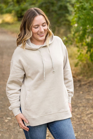 Vintage Wash Hoodie - Beige by Michelle Mae