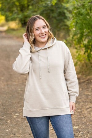 Vintage Wash Hoodie - Beige by Michelle Mae