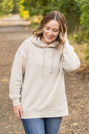 Vintage Wash Hoodie - Beige by Michelle Mae